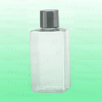 square plastic bottle